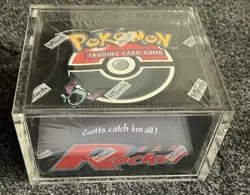 Team Rocket Booster Box Unlimited Sealed Pokemon TCG Wizards Of The Coast - Image 1