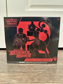 Auc#2 Pokemon TCG S & V Destined Rivals Elite Trainer Box ETB Sealed *Ships Fast - Image 1