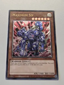 Maximum Six (UTR) LODT-EN097 Ultimate Rare Yugioh Light of Destruction Unlimited - Image 1