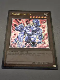 Maximum Six (UTR) LODT-EN097 Ultimate Rare Yugioh Light of Destruction Unlimited - Image 3