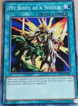 My Body as a Shield - OP10-EN021 - Common (NM) - Yugioh - Image 1