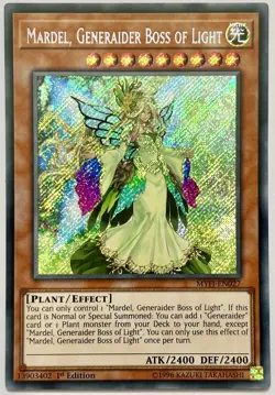 MYFI-EN027 Mardel, Generaider Boss of Light - Secret Rare 1st Ed Lightly Played - Image 1