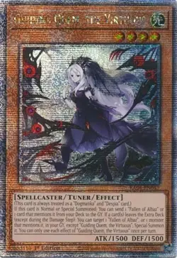 Yugioh! Guiding Quem, the Virtuous - RA04-EN043 - Quarter Century Secret Rare - - Image 1