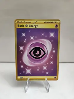 Pokemon TCG Psychic Energy Scarlet & Violet Basic Card 207/165 Gold - Image 1