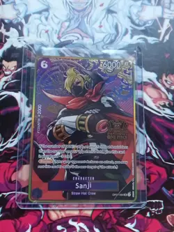 One Piece TCG - Sanji - OP07-064 - JAPANESE 2ND ANNIVERSARY - English Card - Image 1