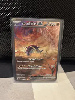 Pokemon TCG Card Great Tusk ex 246/198 SV01: Scarlet & Violet Base Set Holo NM - Image 1