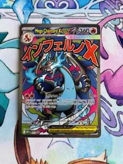 Mega Charizard X ex 023 Promo Mega Evolutions Pokemon Near Mint Pokemon Card - Image 1