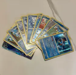 Pokemon TCG - 11 Card Water Lot Plus 1 Ghost Ex - Great Stocking Stuffer - Image 1