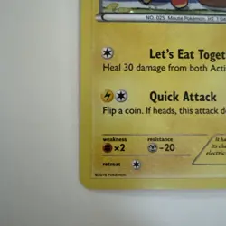 Pikachu XY95 Holo 2016 Let's Eat Together RARE Pokemon Card TCG NM - Image 4