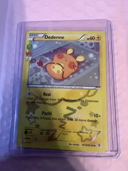 Pokemon TCG Dedenne Generations RC10 Holo Uncommon Card - Image 1