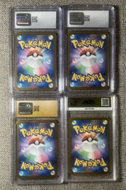 Pokemon Graded Slab 4 Card Lot (AGS & CGC) Charizard, Pikachu, Tangela - Image 2