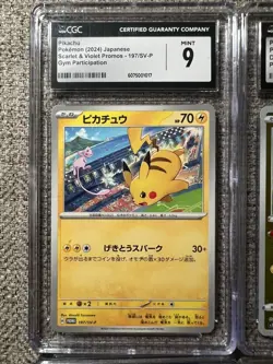 Pokemon Graded Slab 4 Card Lot (AGS & CGC) Charizard, Pikachu, Tangela - Image 4