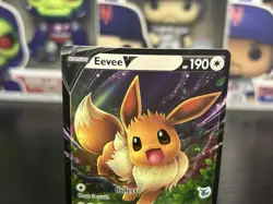 Eevee V #SWSH065 - Sword & Shield - Black Star Promo Holo Pokemon Card - Image 2