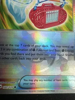 Pokemon Card Bug Catching Set 102/131 Poke Ball Holo Prismatic Evolutions NM - Image 2