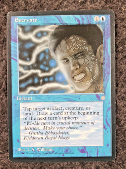 Enervate Ice Age MTG Vintage Magic the Gathering Card NM (DS3D1L4) - Image 1