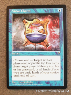MTG Magic the Gathering Vision Charm (49/167) Visions UNPLAYED CARD (DS3D1PZ)... - Image 1