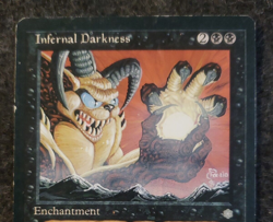 Infernal Darkness Ice Age PLD Black Rare MAGIC THE GATHERING CARD (DS3D1E2) - Image 3