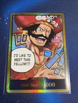DON!! Card (Gol.D.Roger) (Gold) Carrying On His Will Foil - Image 1
