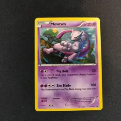 Mewtwo XY100 Black Star Promo 2015 Pokemon Tcg Cosmos Holo Card Near Mint NM - Image 1
