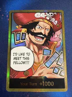 DON!! Card (Gol.D.Roger) (Gold) Carrying On His Will Foil - Image 1