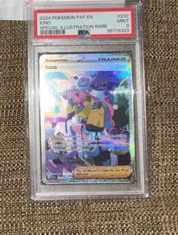 Pokemon TCG Iono Sir Paldean Fates Holo Card 237/091 M Condition - Image 1
