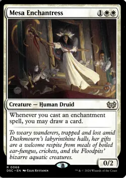 NM - Mesa Enchantress R Commander: Duskmourn: House of Horror 68 - Image 1