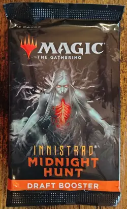 Magic (MtG), 3 factory sealed Innistrad: Midnight Hunt draft boosters - Image 5