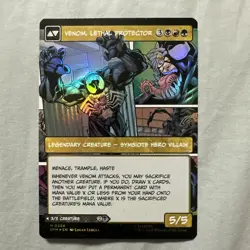 MTG Spider-Man Eddie Brock (0224) (Borderless) Foil Venom - Image 2