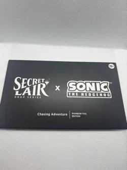 Secret Lair Sonic Chasing Adventure Rainbow Foil Magic the Gathering New Sealed - Image 1