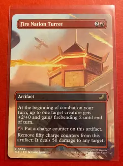 Fire Nation Turret (Borderless) R 0064 Regular-MTG Avatar The Last Airbender TLE - Image 1