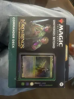 MTG Food And Fellowship LOTR Commander Deck *New* Lord Of The Rings Free Ship - Image 1