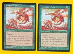 MTG KATABATIC WINDS (x2) Visions (OldManMTG 010-651) - Image 1