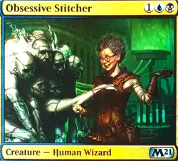 MTG M21 Core Set OBSESSIVE STICHTER Foil #223/274, See Pics/Description! - Image 2