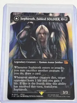 Sephiroth, Fabled SOLDIER Borderless 0317 FINAL FANTASY #317 - Image 1