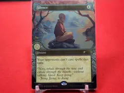 MTG Silence (Rainbow Foil) (2300) | NM Foil | Secret Lair Avatar {SLD} - Image 1