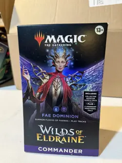 MTG - Fae Dominion - Commander Deck - Wilds of Eldraine - Brand New - Sealed - Image 1