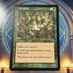 MTG Magic the Gathering Vine Trellis (285/350) Mercadian Masques LP - Image 1