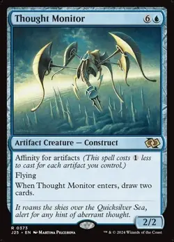 Thought Monitor #373 (NM) Foundations Jumpstart J25 Magic MTG - Image 1