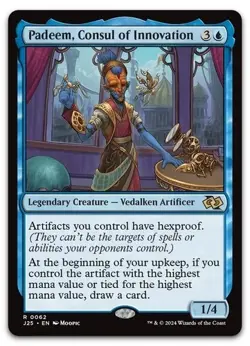 Padeem, Consul of Innovation (Anime) #62 NM Foundations Jumpstart J25 Magic MTG - Image 1