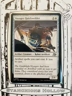 MTG (x4) Voyager Quickwelder - Aetherdrift (DFT) C 0037 - Image 1