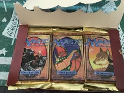 1997 Magic the Gathering Fifth Edition Booster Pack (MTG 5ED) 787551252101 - Image 1