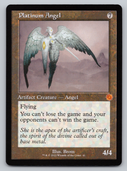 Platinum Angel Retro Frame Artifact - Brother's War - MTG - Image 1