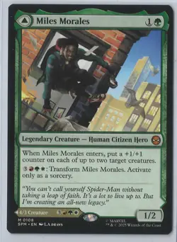MTG Magic the Gathering Marvel's Spider-Man #108 Miles Morales - Image 1