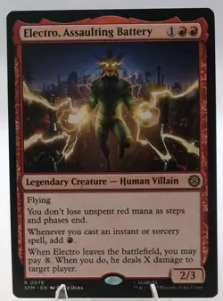MTG Magic the Gathering - Electro, Assaulting Battery - Marvel's Spider-Man NM - Image 2