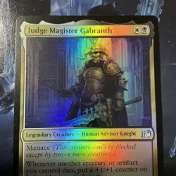 Judge Magister Gabranth NM Final Fantasy Foil Magic The Gathering Mtg Near Mint - Image 2
