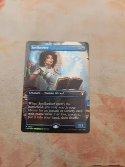 Spellseeker Borderless Foil Commander Masters MTG NM - Image 1