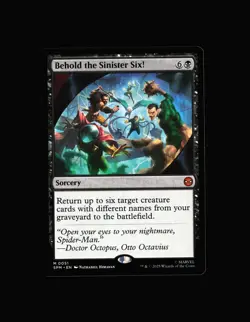 MTG: Behold the Sinister Six! #51 M Normal NM Marvel's Spider-Man - Image 1