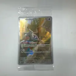 Mimikyu SVP075 Scarlet & Violet Black Star Promo SEALED Pokemon TCG Card #75 - Image 1