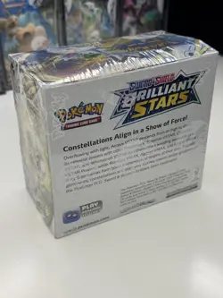 Brilliant Stars Booster Box (Factory Sealed) 2022 Pokemon TCG: Sword & Shield - Image 3