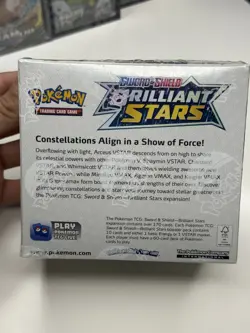 Brilliant Stars Booster Box (Factory Sealed) 2022 Pokemon TCG: Sword & Shield - Image 5